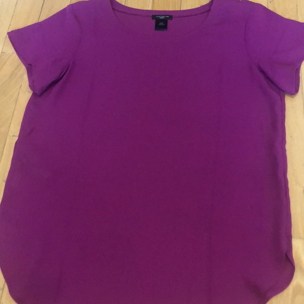 Like New Ann Taylor Short Sleeve Blouse